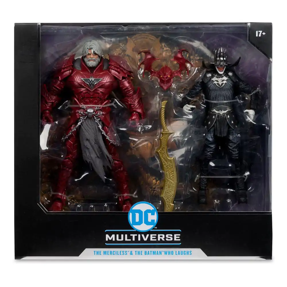 DC Multiverse McFarlane Collector Edition Dvojbalení akčních figurek #04 Batman who laughs (Knight Armor) & Merciless (Dark Multiverse) 18 cm fotografii produktu
