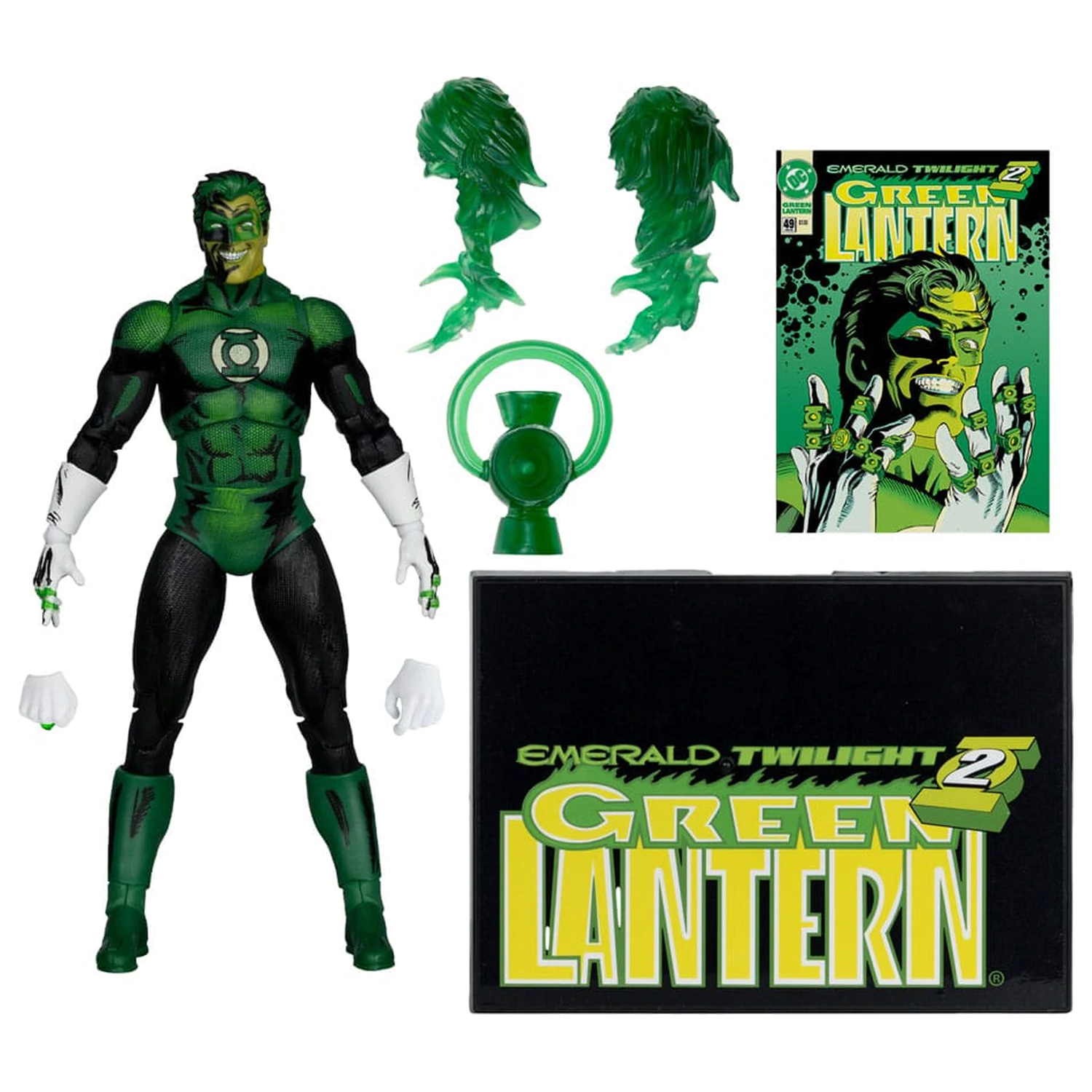 DC Multiverse McFarlane Cover Recreations Akční figurka Green Lantern (Emerald Twilight) (Gold Label) 18 cm fotografii produktu