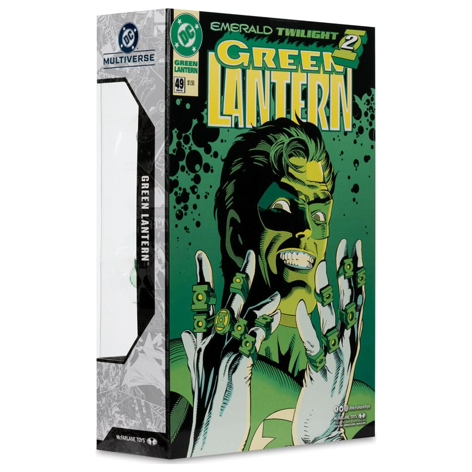 DC Multiverse McFarlane Cover Recreations Akční figurka Green Lantern (Emerald Twilight) (Gold Label) 18 cm fotografii produktu