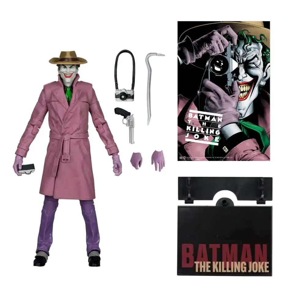 DC Multiverse McFarlane Cover Recreations akční figurka The Joker (Batman: The Killing Joke) (Gold Label) 18 cm fotografii produktu