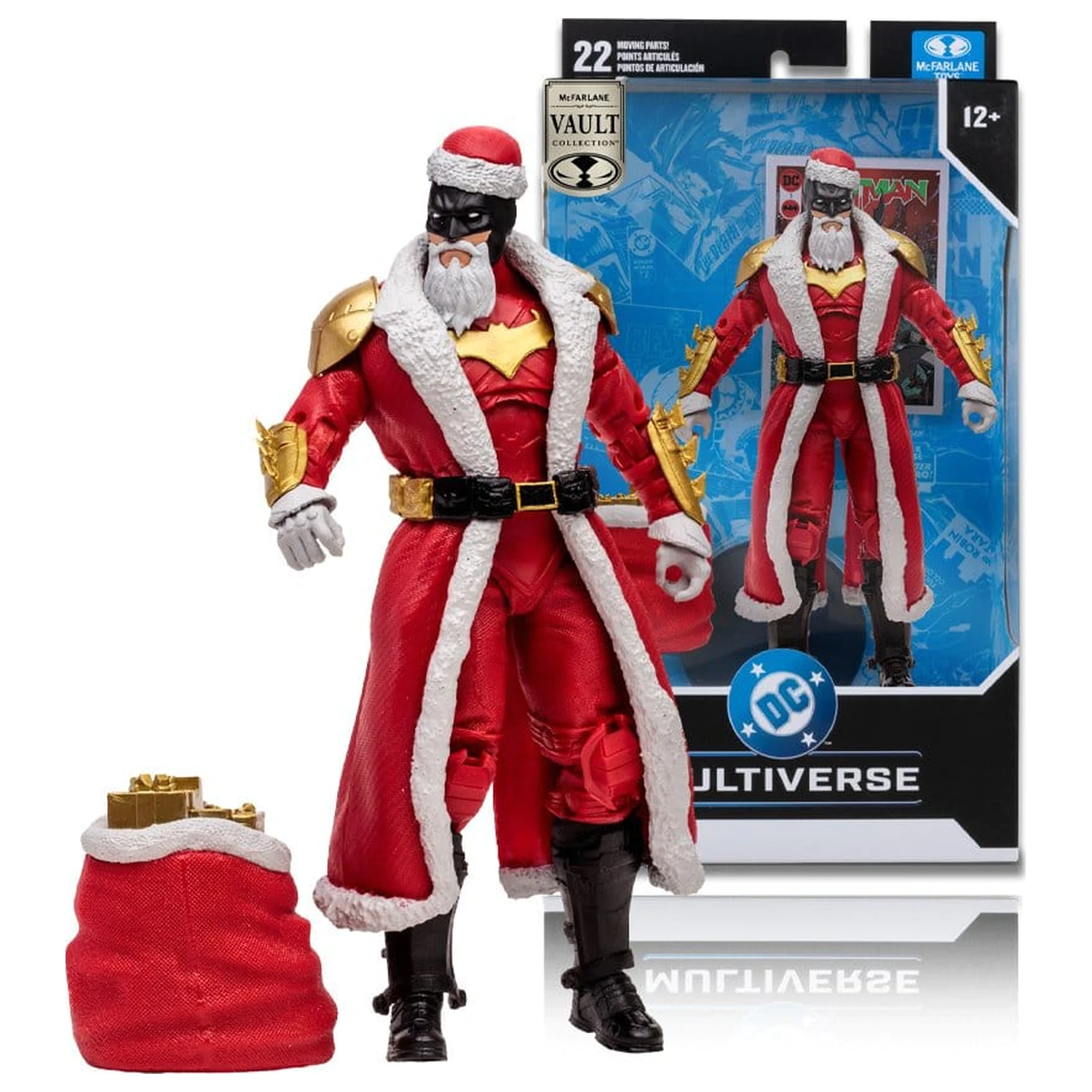 DC Multiverse McFarlane Vault Collection akční figurka Batman (Red Santa Suit) 18 cm fotografii produktu
