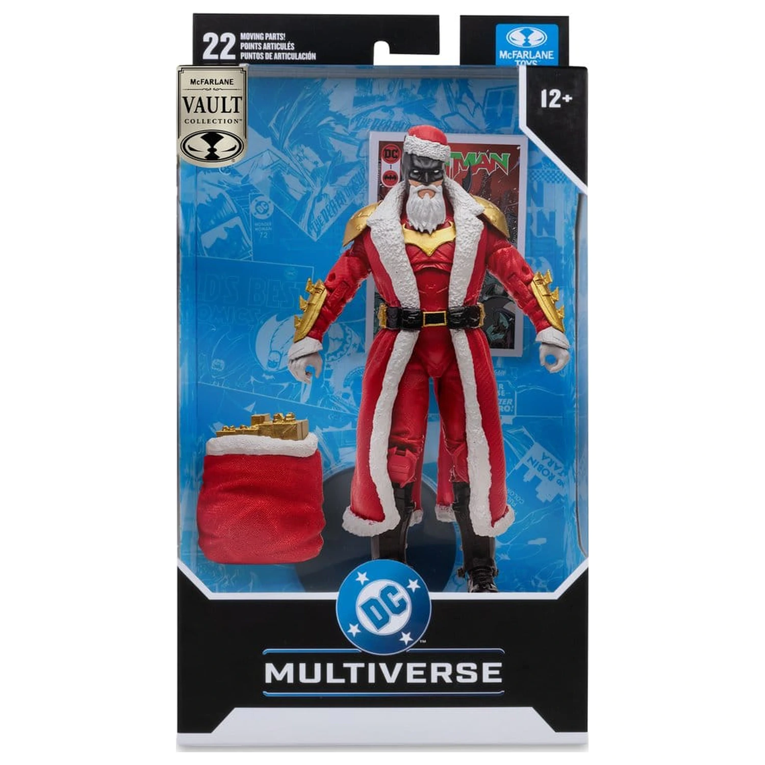 DC Multiverse McFarlane Vault Collection akční figurka Batman (Red Santa Suit) 18 cm fotografii produktu