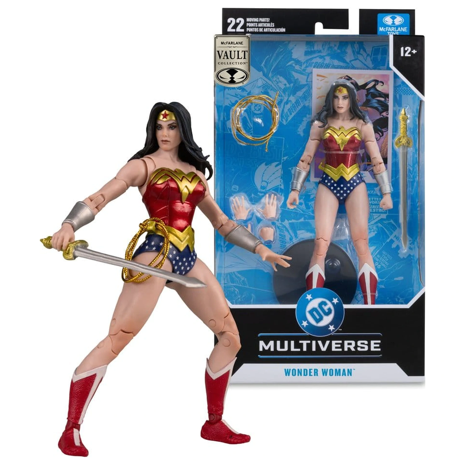 DC Multiverse McFarlane Vault Collection akční figurka Wonder Woman (Classic) 18 cm fotografii produktu