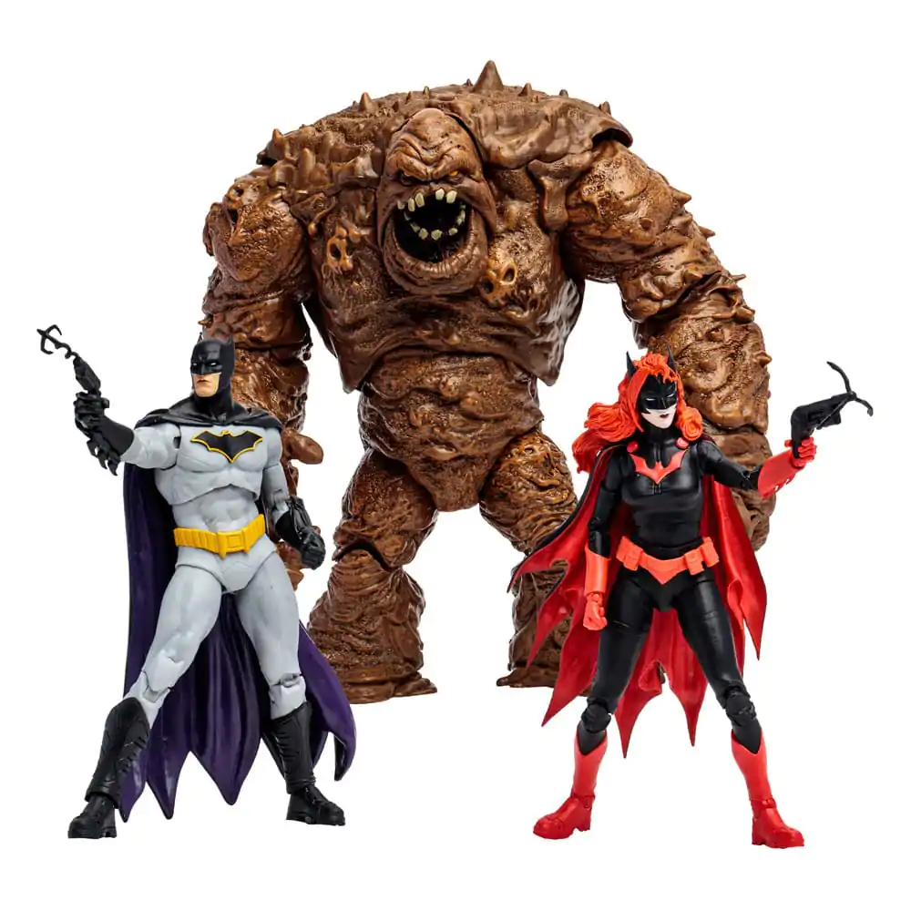 DC Multiverse akční figurky Multipack Clayface, Batman & Batwoman (DC Rebirth) (Gold Label) 18 cm fotografii produktu