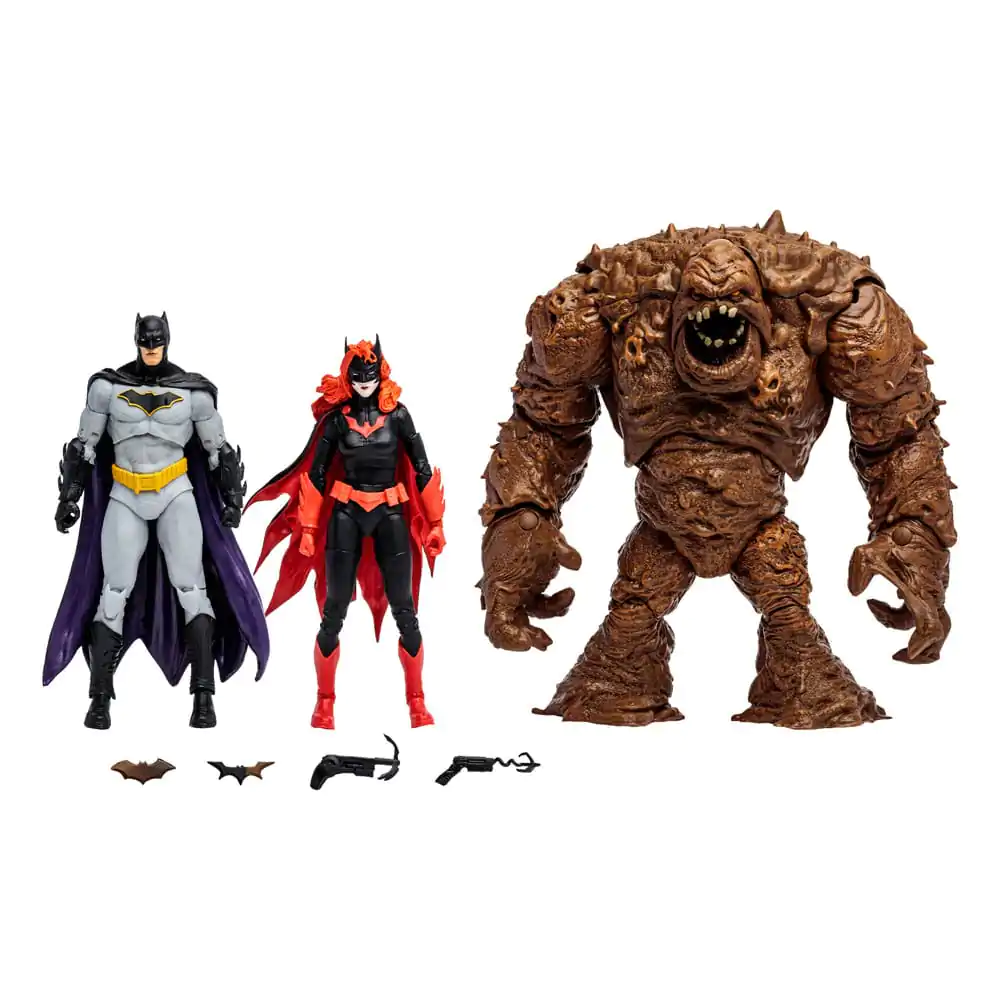 DC Multiverse akční figurky Multipack Clayface, Batman & Batwoman (DC Rebirth) (Gold Label) 18 cm fotografii produktu
