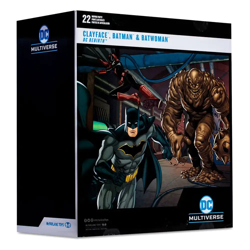 DC Multiverse akční figurky Multipack Clayface, Batman & Batwoman (DC Rebirth) (Gold Label) 18 cm fotografii produktu