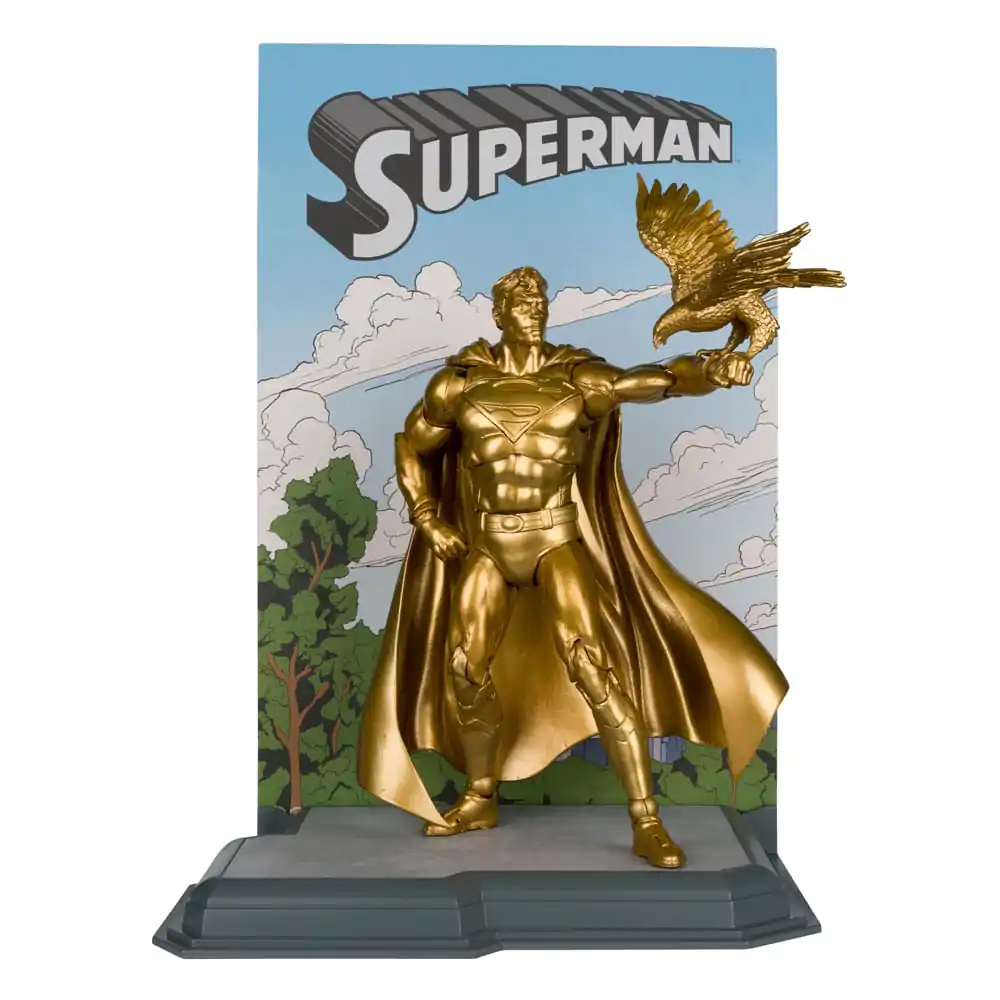 DC Multiverse akční figurka Superman (Centennial Park Tribute Statue) Gold Label 18 cm fotografii produktu