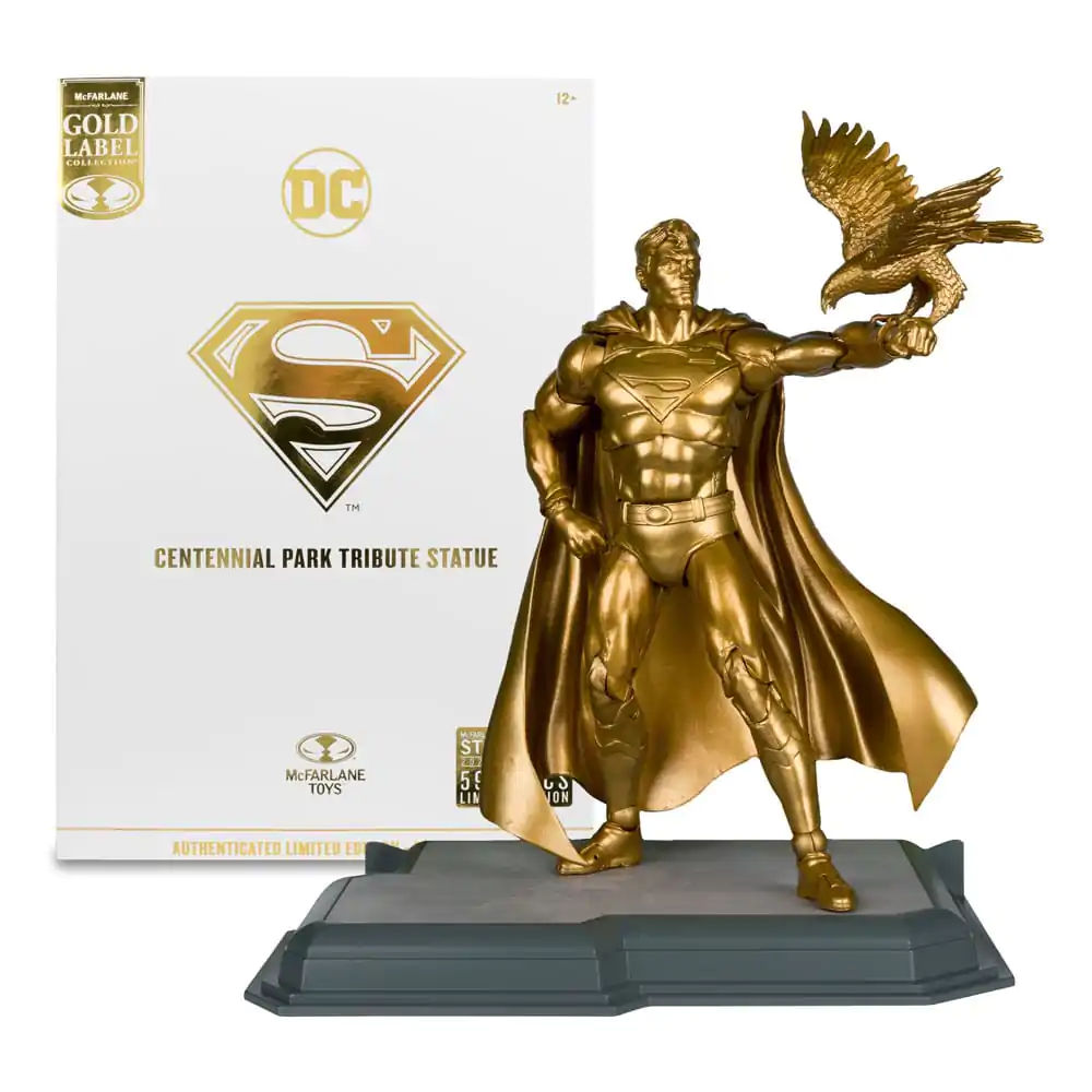 DC Multiverse akční figurka Superman (Centennial Park Tribute Statue) Gold Label 18 cm fotografii produktu