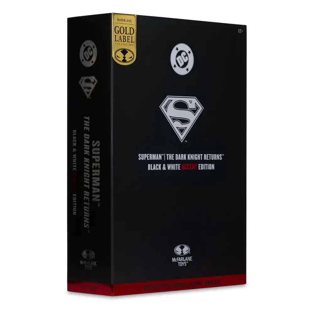DC Multiverse Akční figurka Superman (The Dark Knight Returns) (Black & White Accent Edition) (Gold Label) 18 cm fotografii produktu
