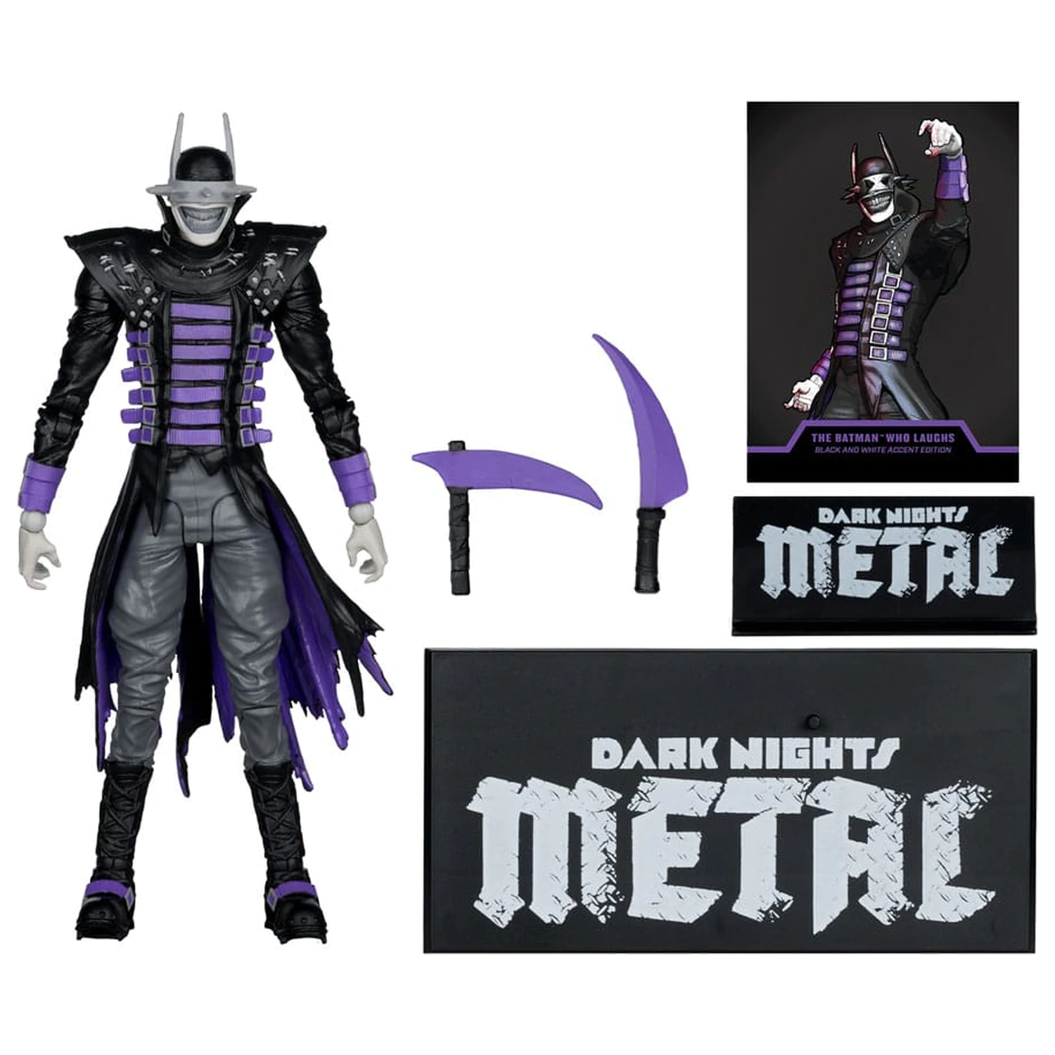Akční figurka DC Multiverse The Batman Who Laughs (B&W with accent) (Gold Label) 18 cm fotografii produktu