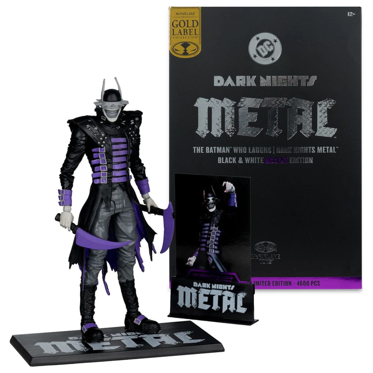Akční figurka DC Multiverse The Batman Who Laughs (B&W with accent) (Gold Label) 18 cm fotografii produktu