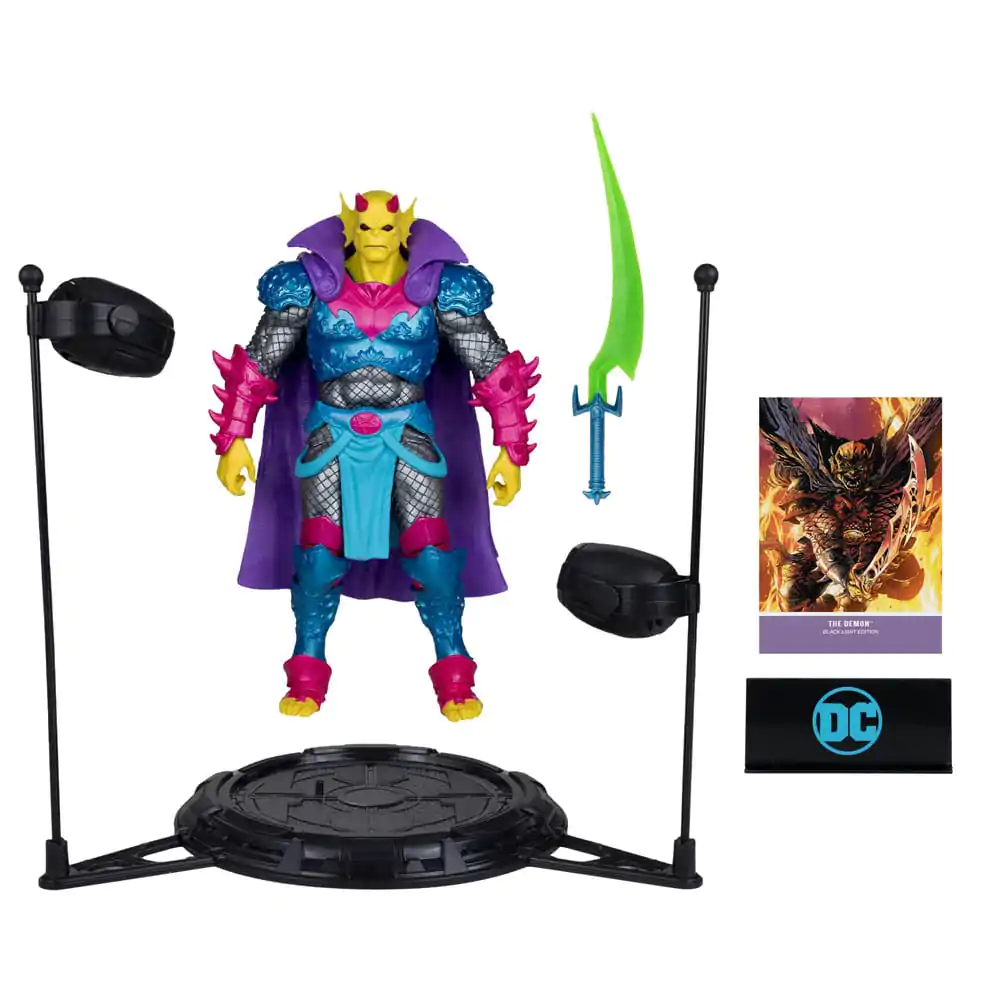 DC Multiverse akční figurka The Demon (Demon Knights) Black Light Edition (Gold Label) 18 cm fotografii produktu