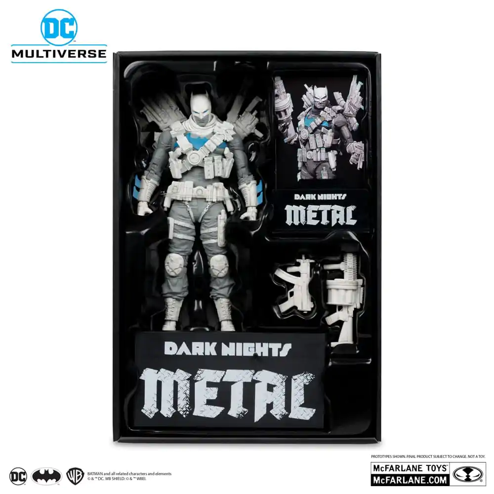 DC Multiverse Akční figurka The Grim Knight (Dark Nights Metal) (Black & White Accent Edition) (Gold Label) 18 cm fotografii produktu