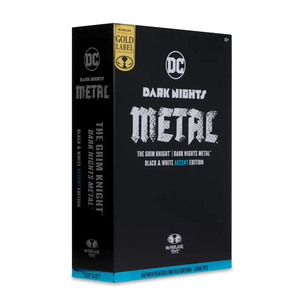 DC Multiverse Akční figurka The Grim Knight (Dark Nights Metal) (Black & White Accent Edition) (Gold Label) 18 cm fotografii produktu