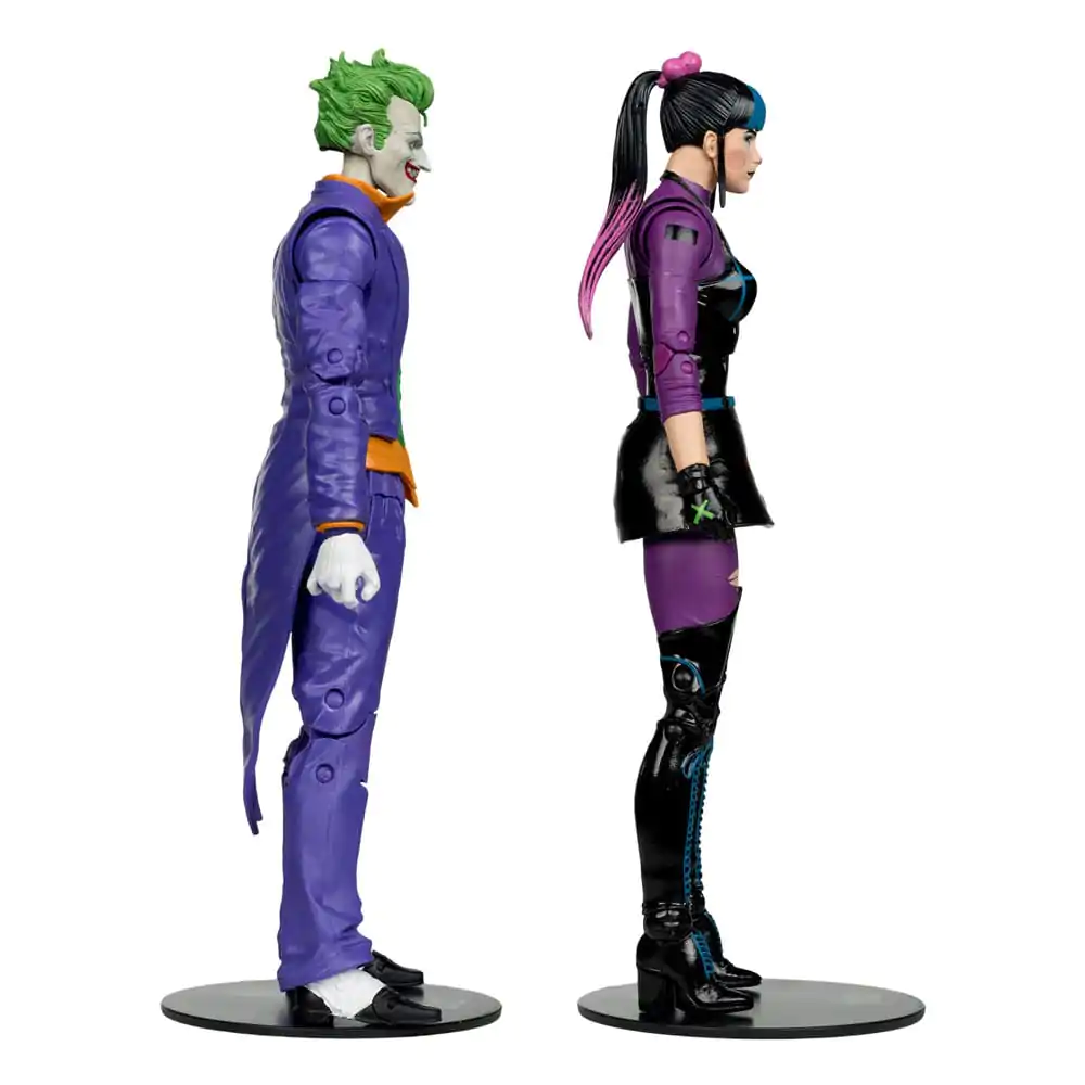 DC Multiverse Akční Figurky Balení 2 The Joker & Punchline 18 cm fotografii produktu