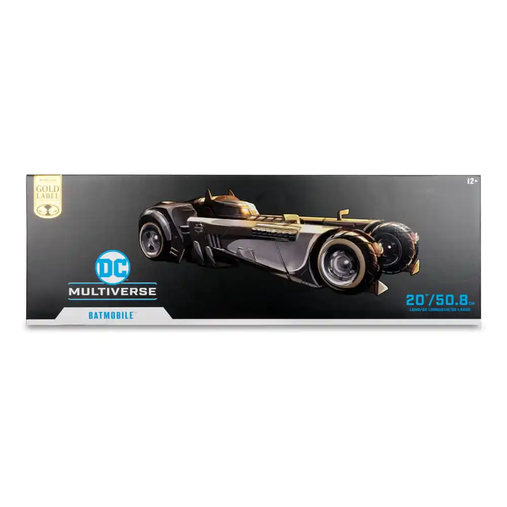 DC Multiverse vozidlo White Knight Batmobile (Gold Label) 18 cm fotografii produktu