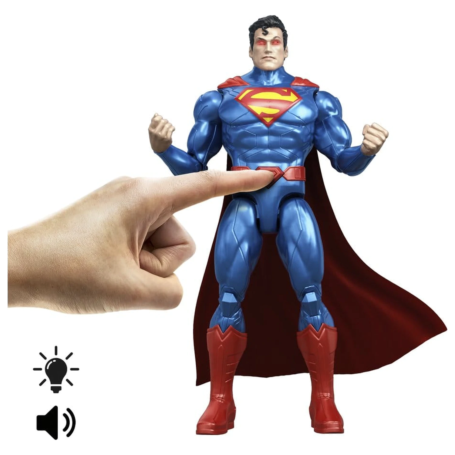 DC Premier akční figurka se zvukem a světlem Heat Vision Superman 16 cm fotografii produktu