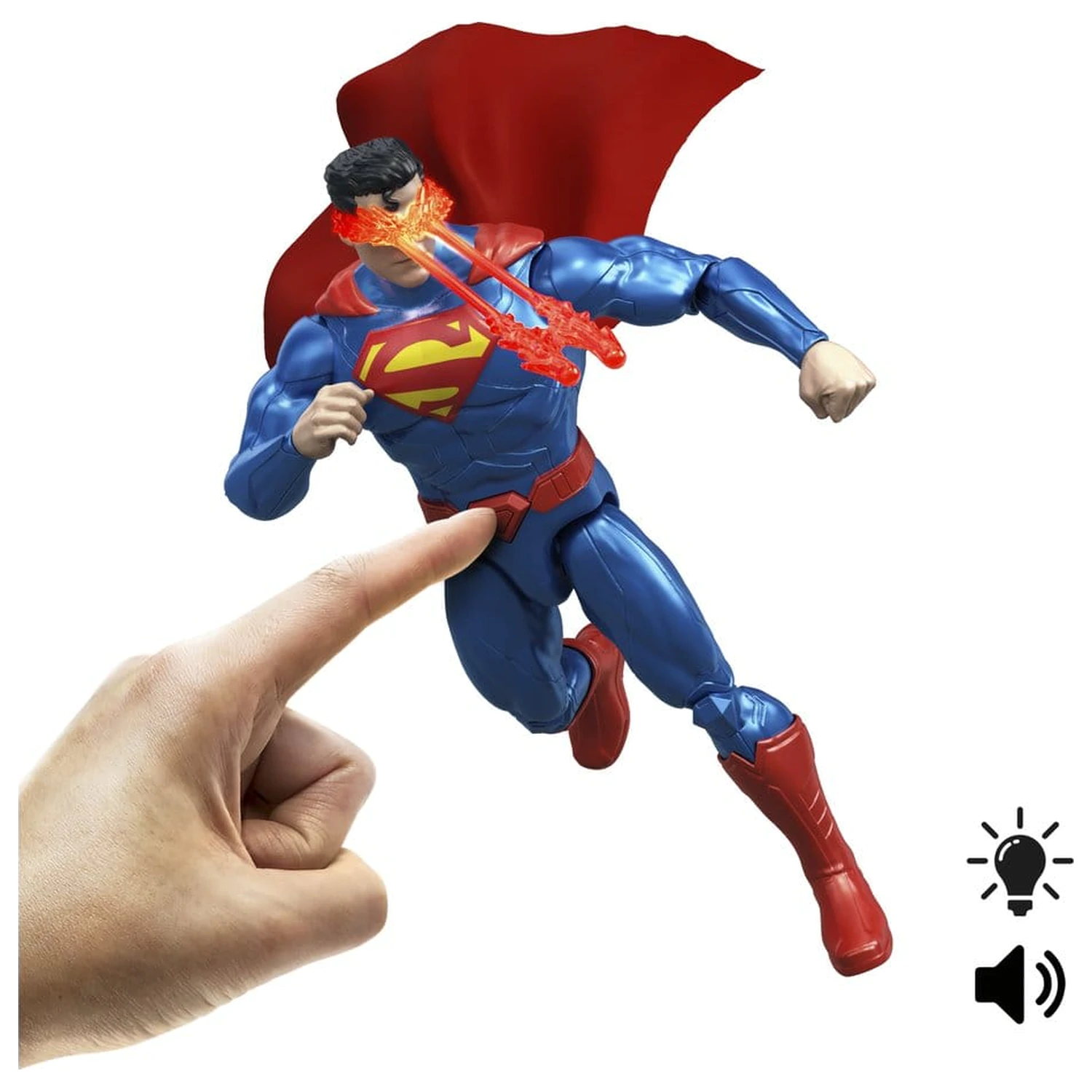 DC Premier akční figurka se zvukem a světlem Heat Vision Superman 16 cm fotografii produktu