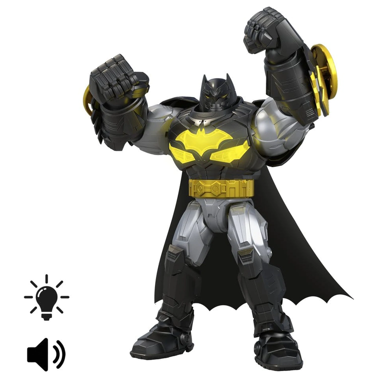 DC Premier akční figurka se zvukem a světlem Mecha Suit Batman 18 cm fotografii produktu