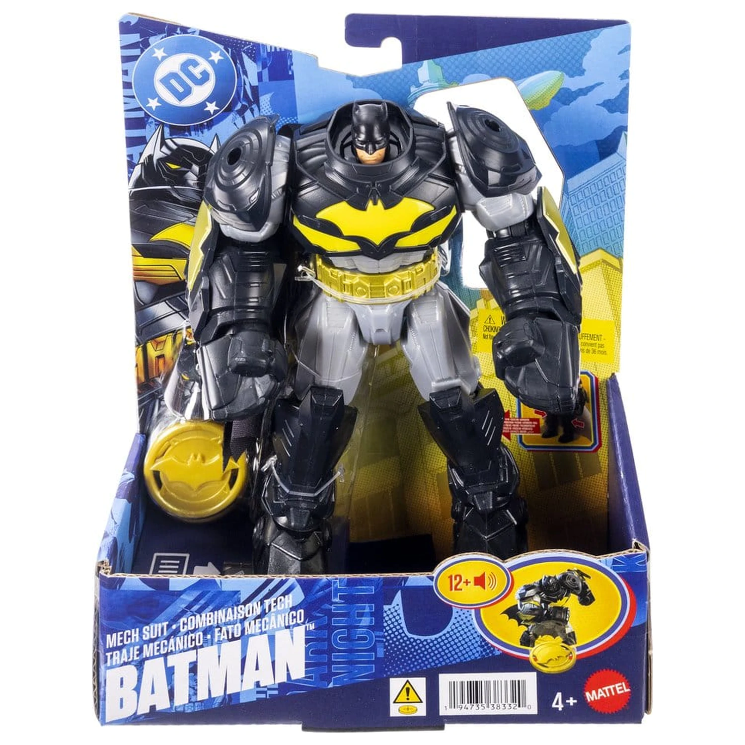 DC Premier akční figurka se zvukem a světlem Mecha Suit Batman 18 cm fotografii produktu