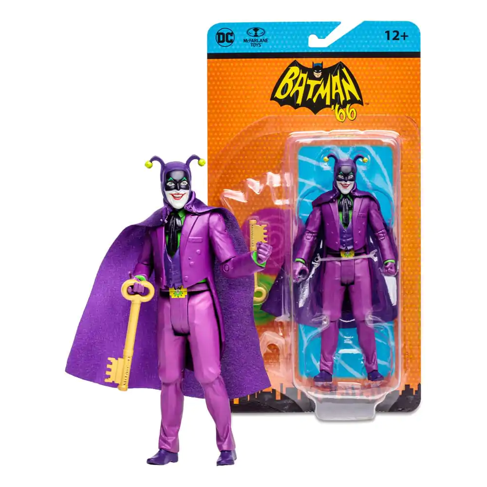 DC Retro akční figurka Batman 66 The Joker (Comic) 15 cm fotografii produktu