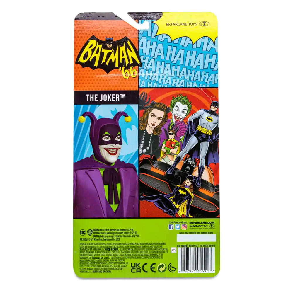 DC Retro akční figurka Batman 66 The Joker (Comic) 15 cm fotografii produktu