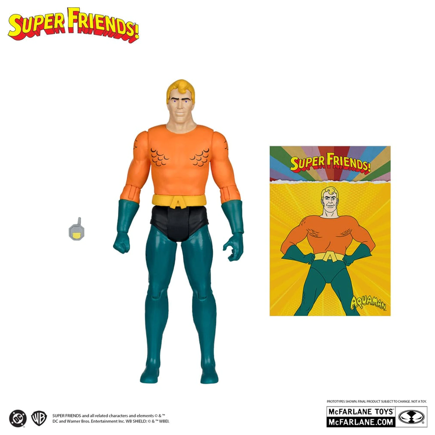 DC Retro Super Friends akční figurka Aquaman 15 cm fotografii produktu