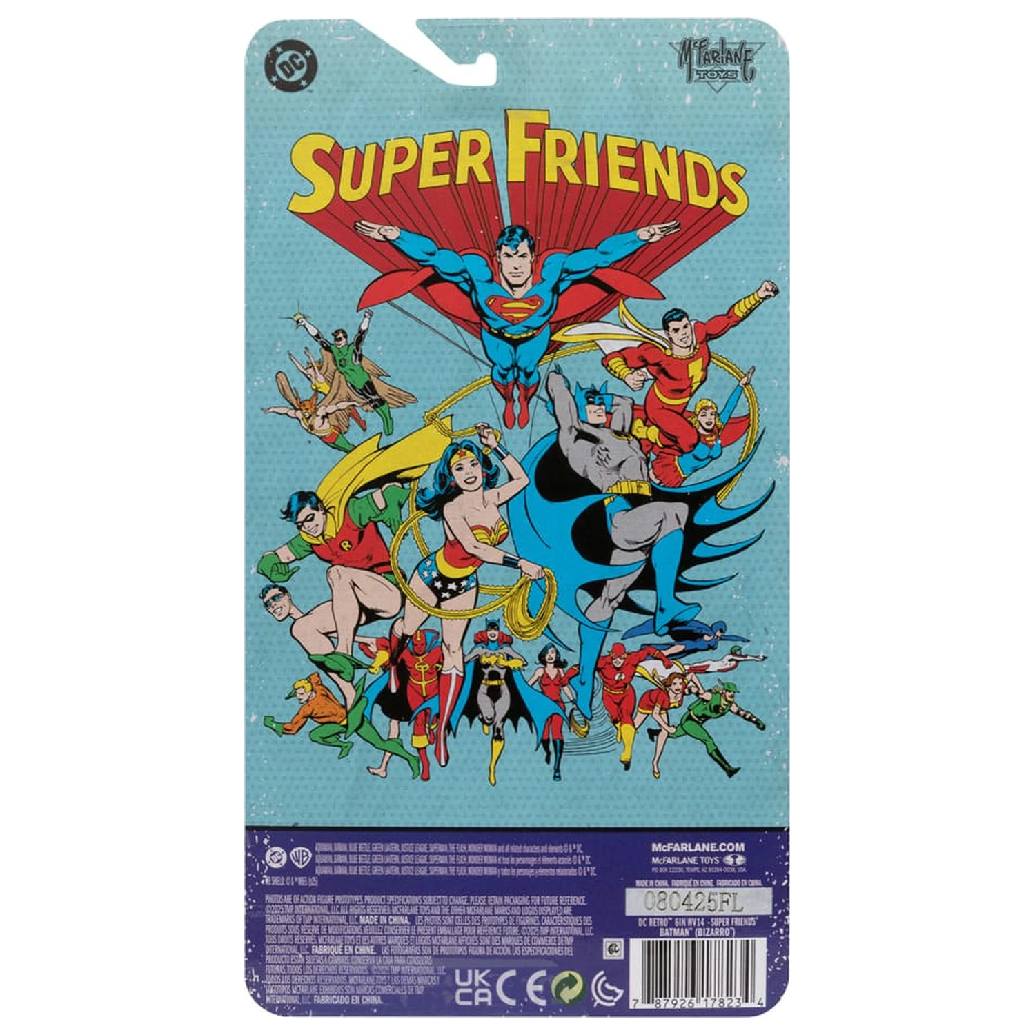 DC Retro Super Friends akční figurka Bizarro Batman 15 cm fotografii produktu
