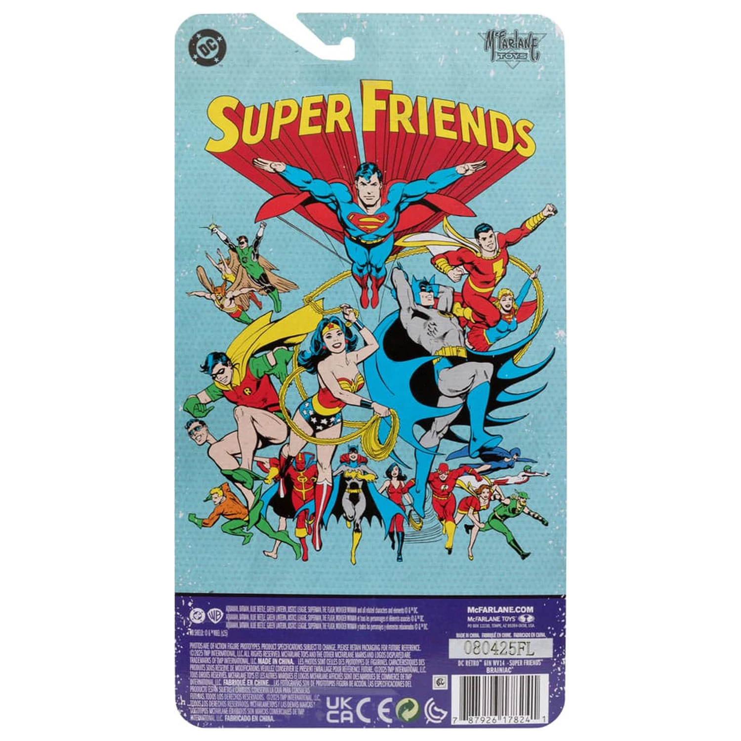 DC Retro Super Friends akční figurka Brainiac 15 cm fotografii produktu