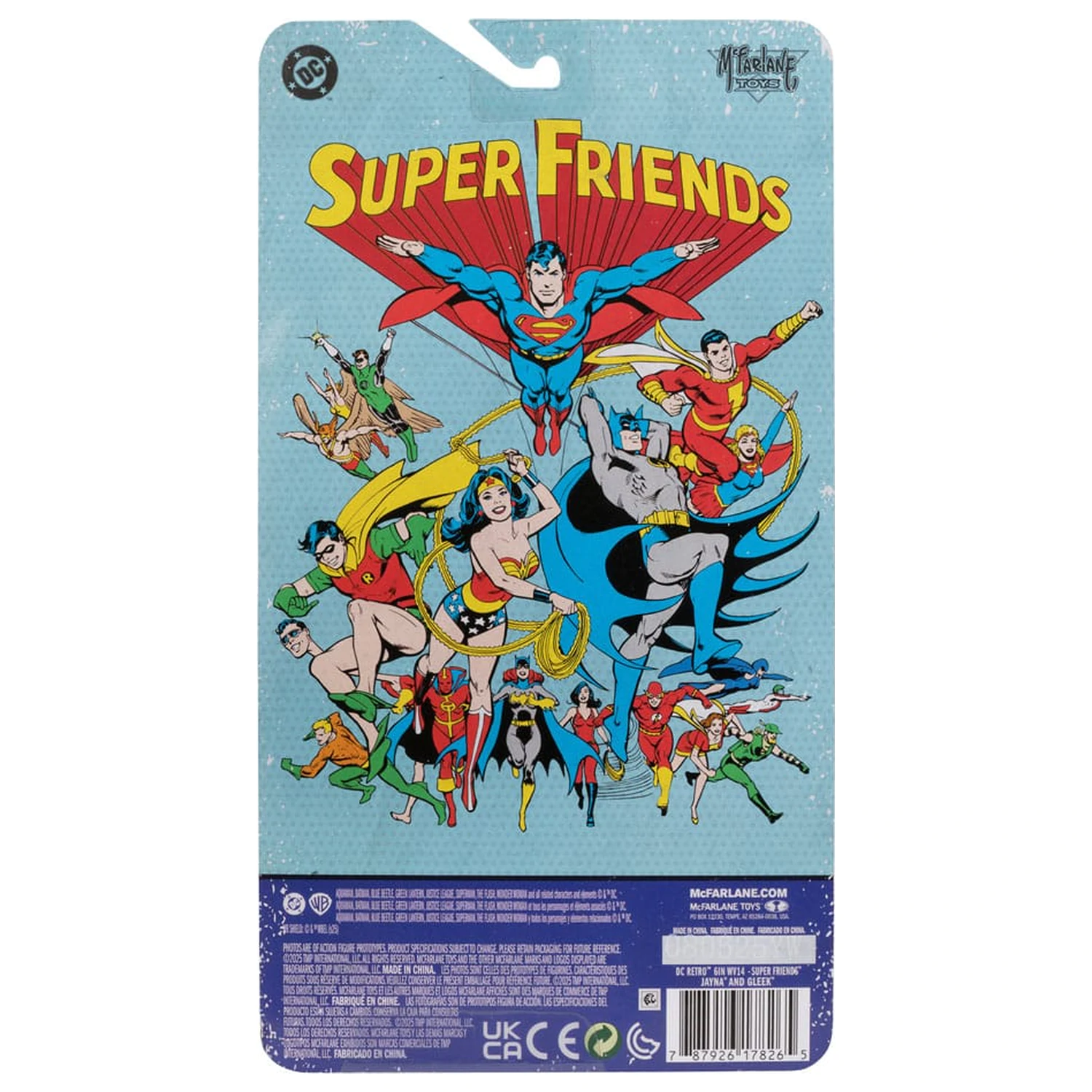 DC Retro Super Friends akční figurka Jayna a Gleek (Red Platinum Edition) 15 cm fotografii produktu