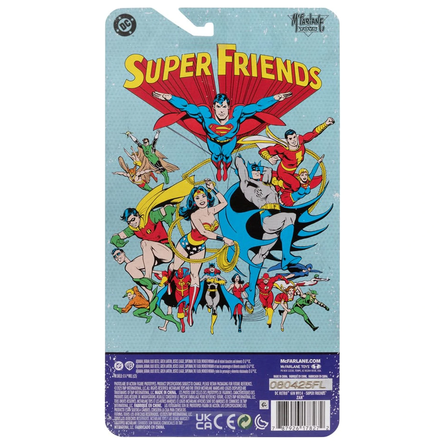 DC Retro Super Friends akční figurka Zan 15 cm fotografii produktu