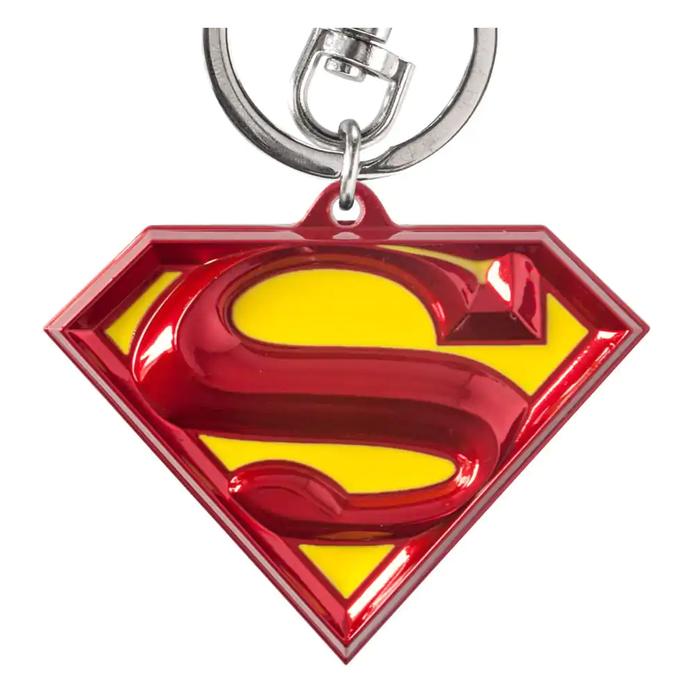 DC Pewter-Keychain Superman Logo barevná klíčenka fotografii produktu