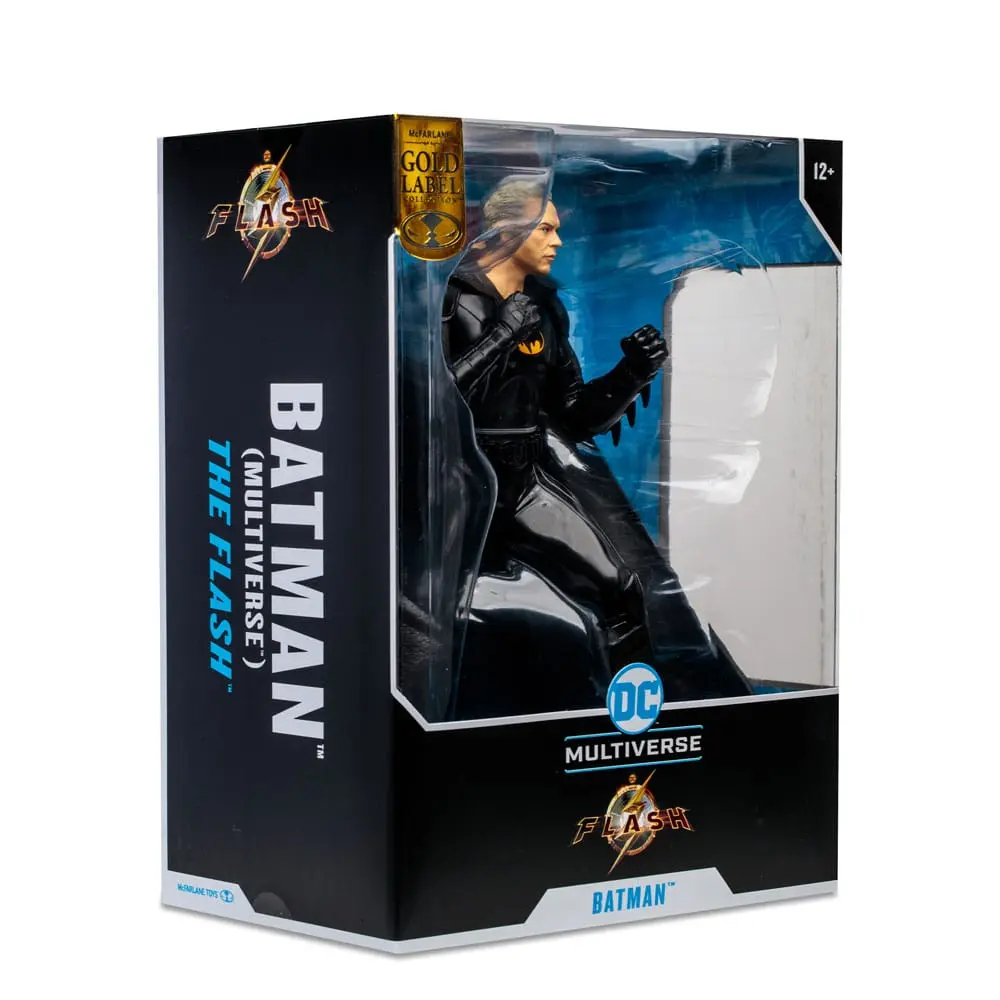 DC The Flash Movie Socha Batman Multiverse Unmasked (Gold Label) 30 cm fotografii produktu