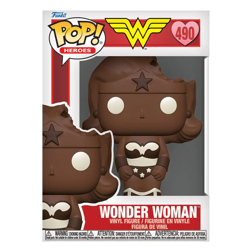 DC Valentines POP! Heroes vinylová figurka Wonder Woman (Val Choc) 9 cm fotografii produktu