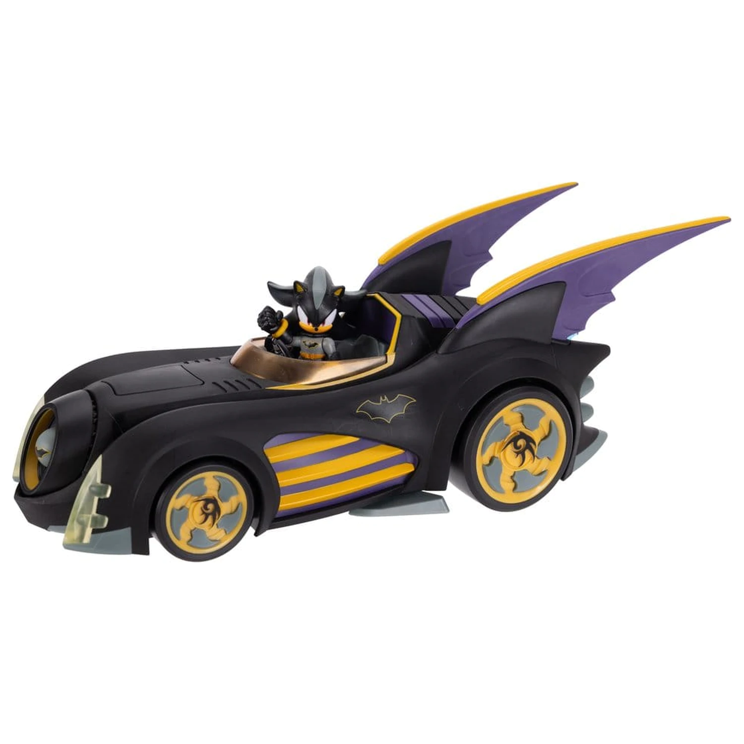 DC x Sonic - The Hedgehog akční figurka s vozidlem Shadow Batman & Batmobile 6 cm fotografii produktu