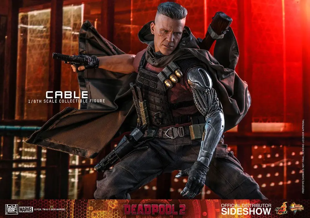 Deadpool 2 Movie Masterpiece akční figurka 1/6 Cable 30 cm fotografii produktu