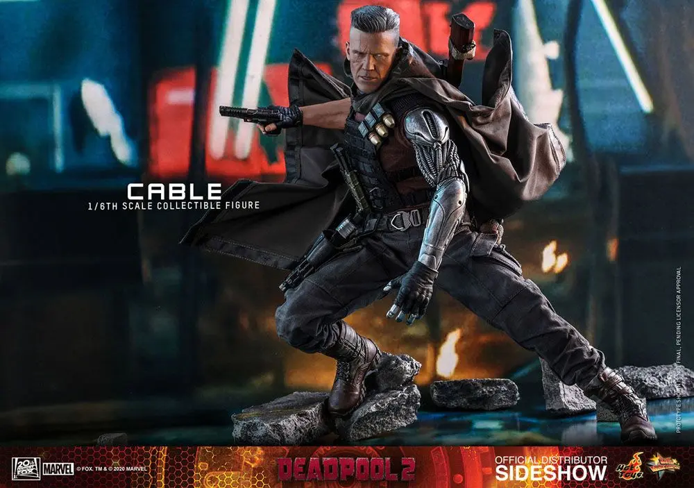 Deadpool 2 Movie Masterpiece akční figurka 1/6 Cable 30 cm fotografii produktu