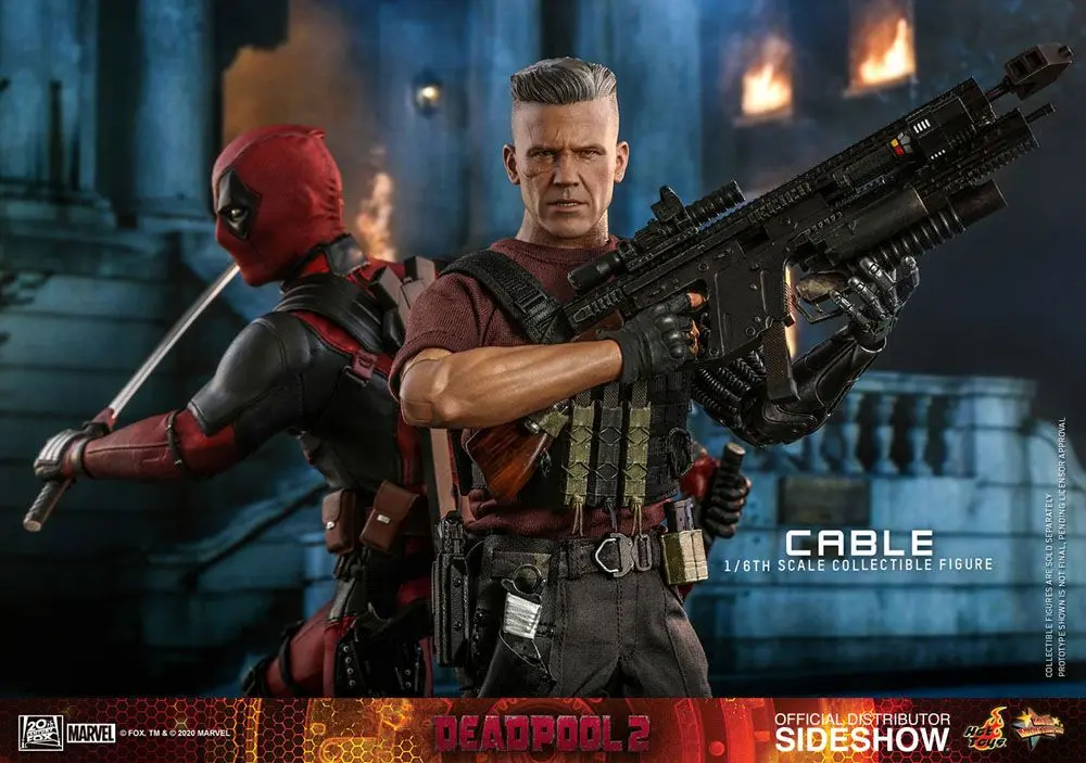 Deadpool 2 Movie Masterpiece akční figurka 1/6 Cable 30 cm fotografii produktu