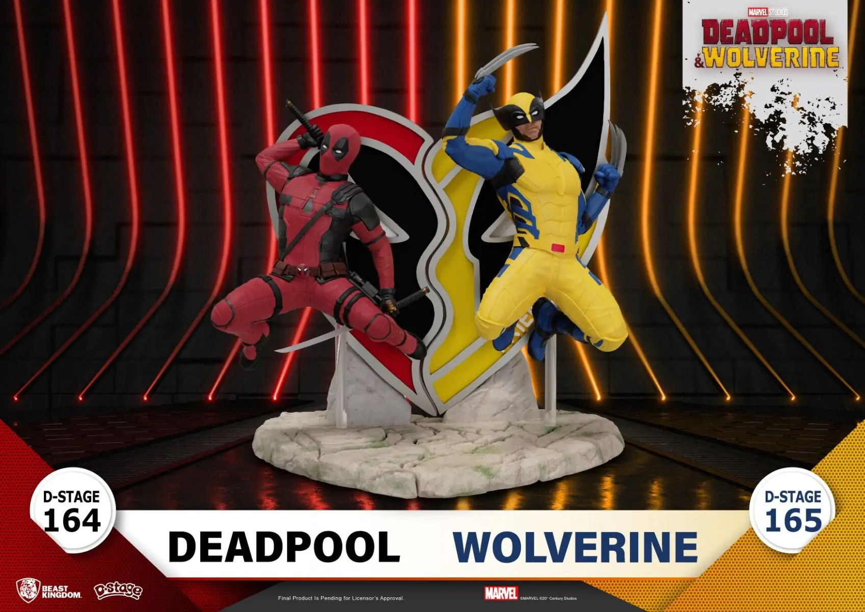 Deadpool 3 D-Stage PVC Diorama Wolverine 16 cm fotografii produktu