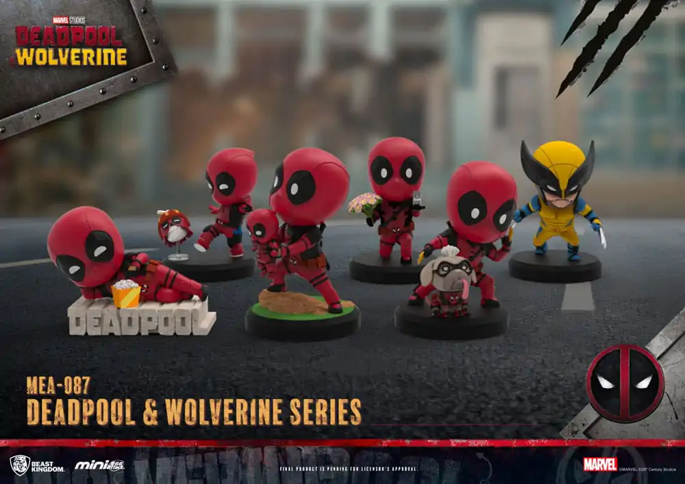 Deadpool 3 Deadpool & Wolverine Series Mini Egg Attack Figurky Sada 8 cm fotografii produktu