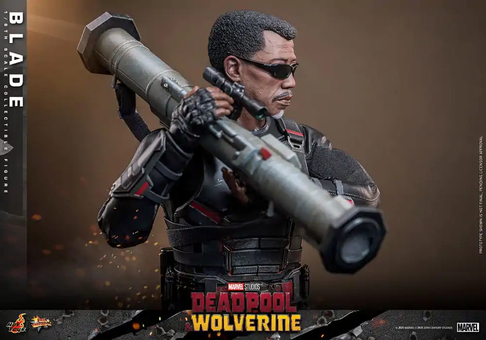 Deadpool & Wolverine Movie Masterpiece akční figurka 1/6 Blade 30 cm fotografii produktu