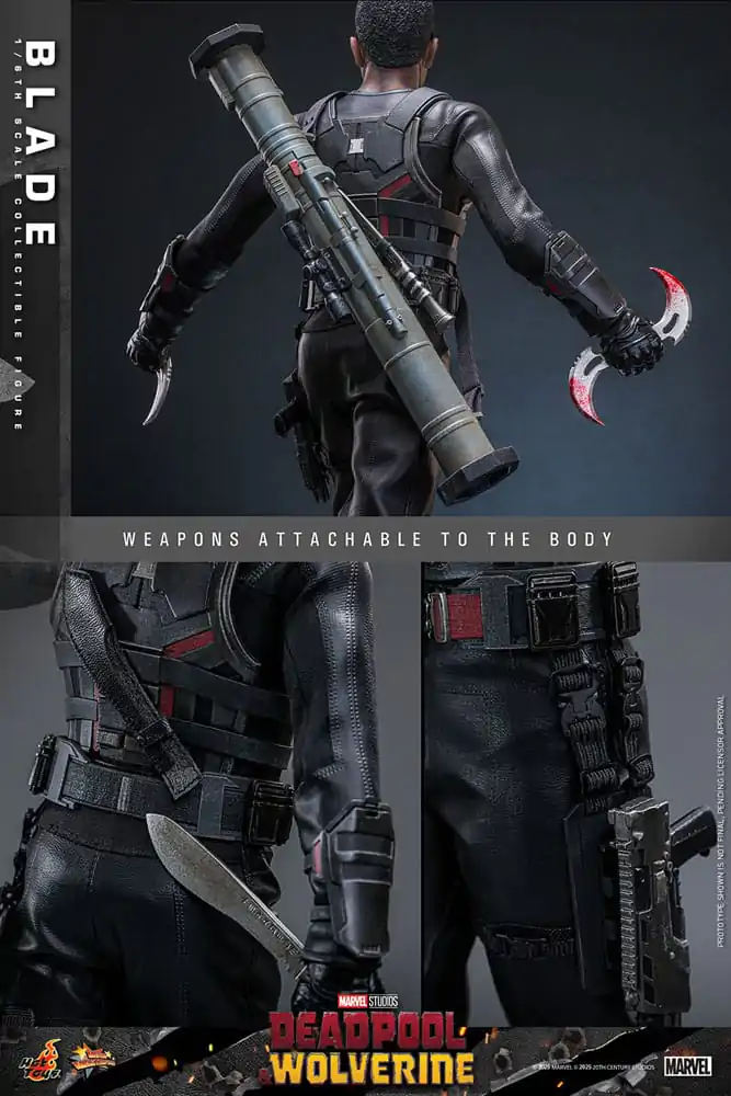 Deadpool & Wolverine Movie Masterpiece akční figurka 1/6 Blade 30 cm fotografii produktu