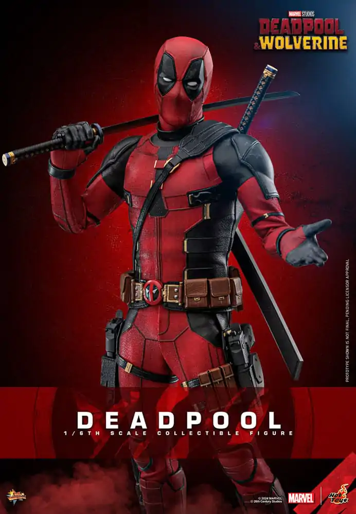 Deadpool & Wolverine Movie Masterpiece Akční figurka 1/6 Deadpool 31 cm fotografii produktu