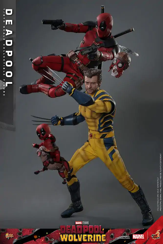 Deadpool & Wolverine Movie Masterpiece Akční figurka 1/6 Deadpool 31 cm fotografii produktu