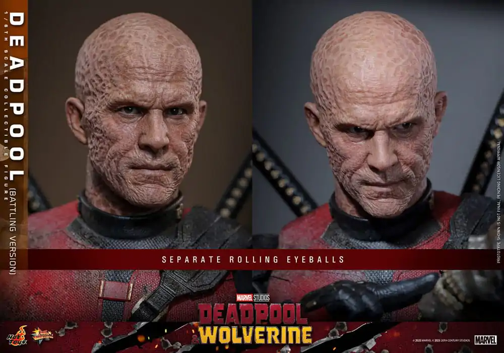 Deadpool & Wolverine Movie Masterpiece Akční figurka 1/6 Deadpool (Battling Version) 31 cm fotografii produktu