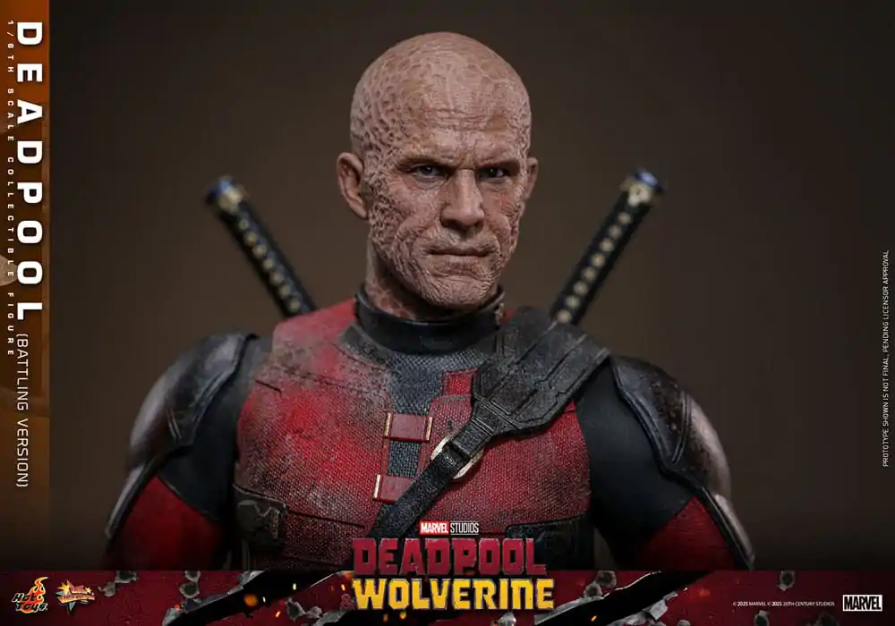 Deadpool & Wolverine Movie Masterpiece Akční figurka 1/6 Deadpool (Battling Version) 31 cm fotografii produktu