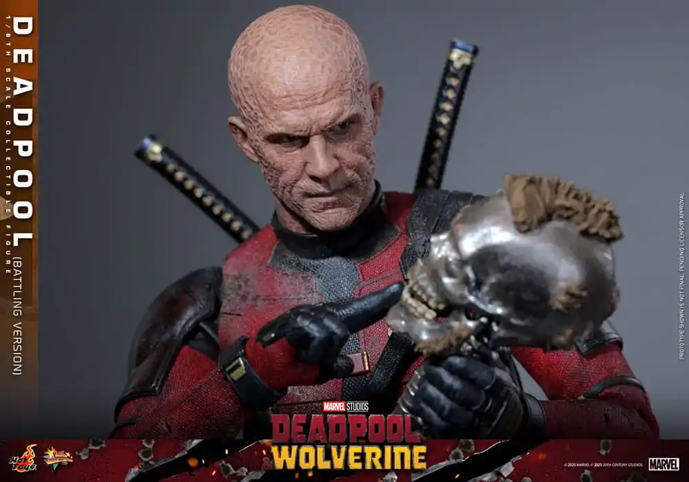 Deadpool & Wolverine Movie Masterpiece Akční figurka 1/6 Deadpool (Battling Version) 31 cm fotografii produktu