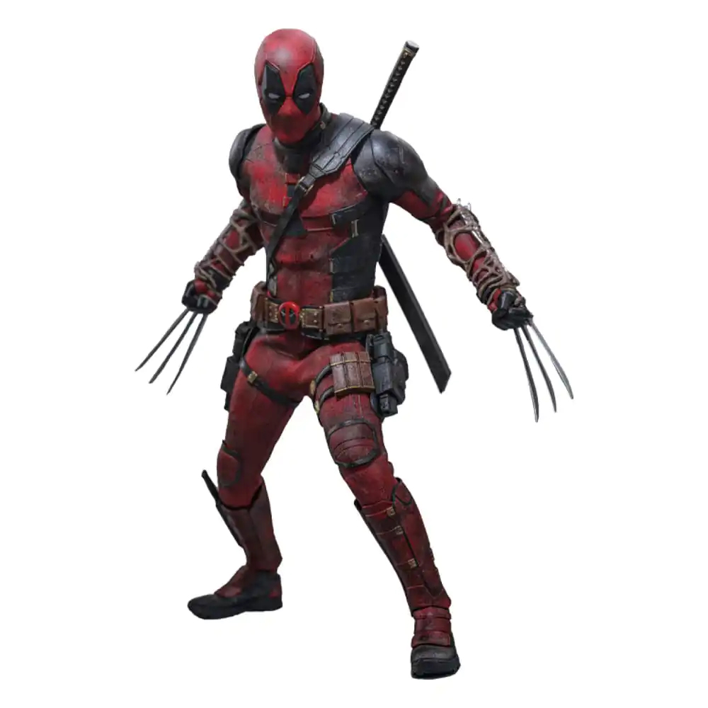 Deadpool & Wolverine Movie Masterpiece Akční figurka 1/6 Deadpool (Battling Version) 31 cm fotografii produktu