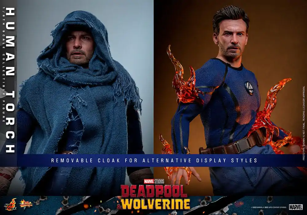 Deadpool & Wolverine Movie Masterpiece akční figurka 1/6 Human Torch 31 cm fotografii produktu