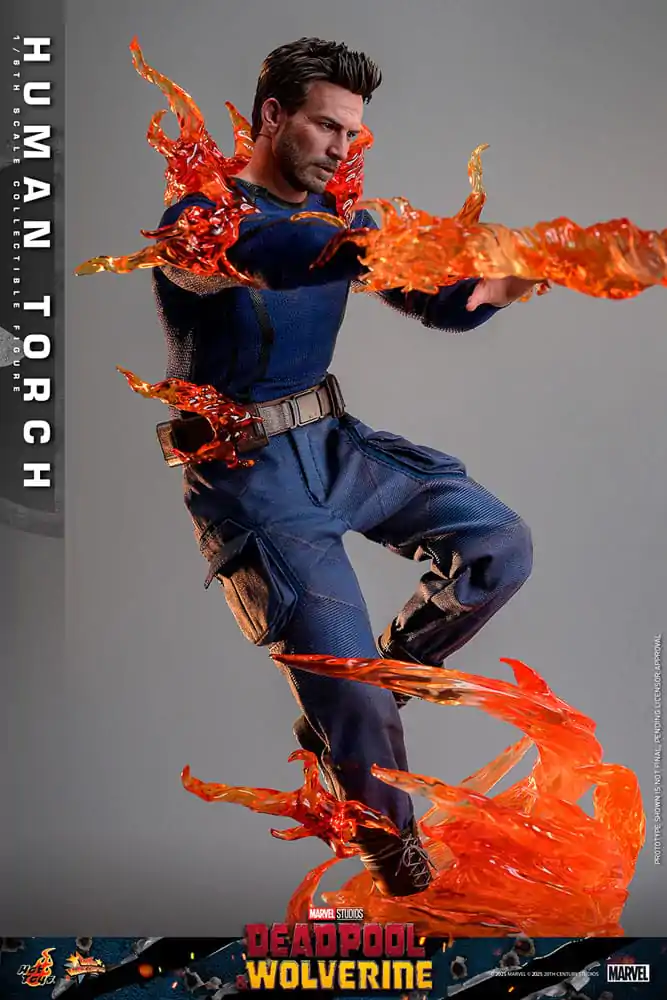 Deadpool & Wolverine Movie Masterpiece akční figurka 1/6 Human Torch 31 cm fotografii produktu